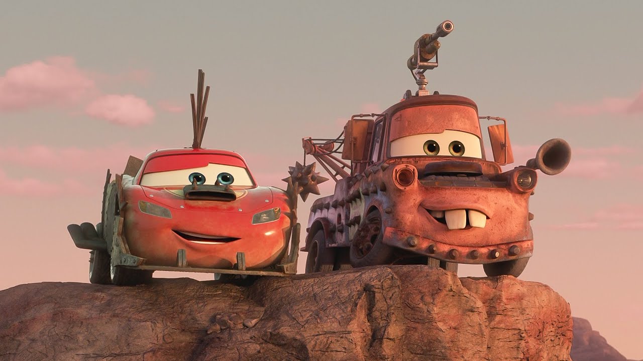 O RELÂMPAGO MCQUEEN E MATE se tornaram GUERREIROS DA ESTRADA!