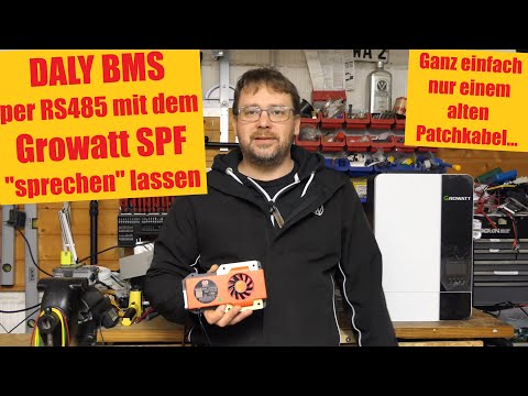 Growatt SPF über RS485 mit dem Daly BMS kommunizieren lassen - ganz einfach