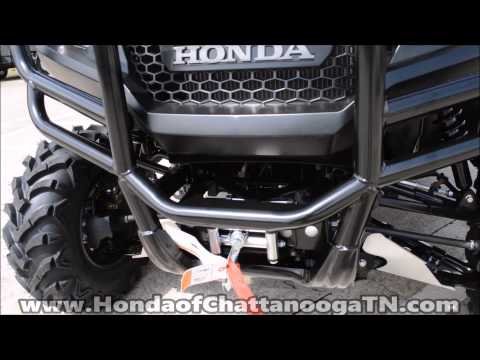 Honda Pioneer 700-4 Front Bumper + Warn Winch / Honda of Chattanooga TN GA AL UTV Dealer
