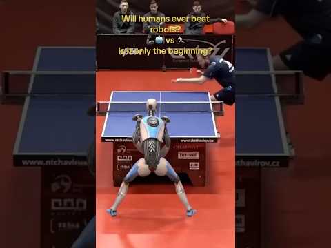 Ai robots taking over ping pong ???? #shorts