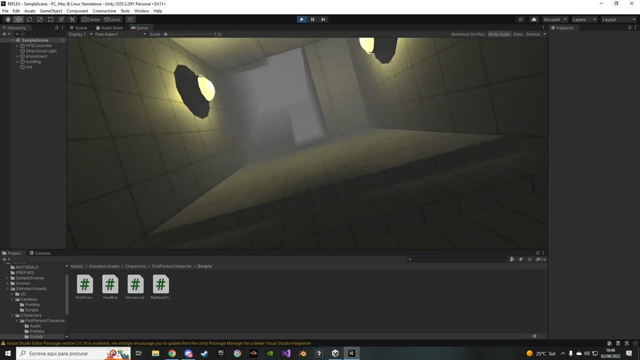 ISSUE with fps controller - Ask - GameDev.tv