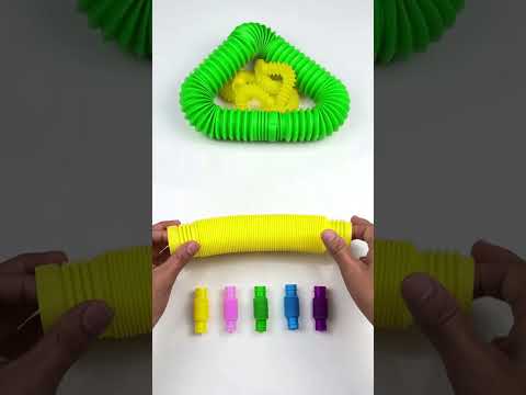 Odd-ASMR SOUNDING pops tube  #diy #satisfyingvideos #poptubesound #relaxing #lk #creative #oddasmr