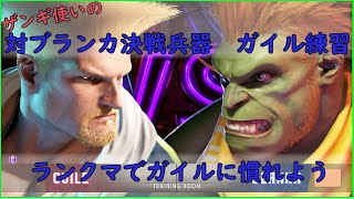 【SF6】対ブランカ決戦兵器 ガイルのランクマ練習プラチナ１＃２