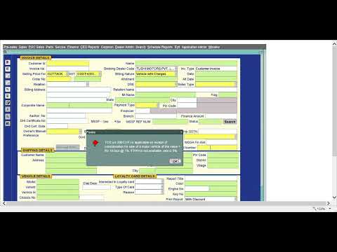 How to do billing / invoicing in DMS ? Part - 1