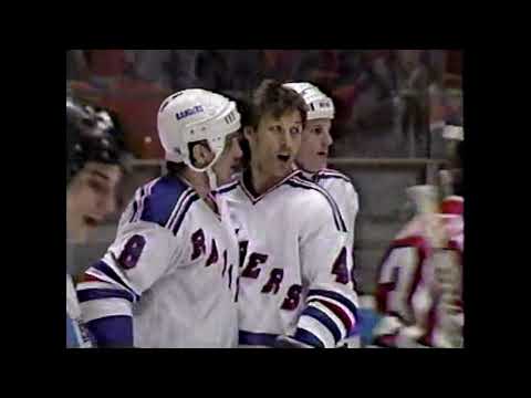 Chicago Blackhawks New York Rangers Mar. 22, 1987 Highlights