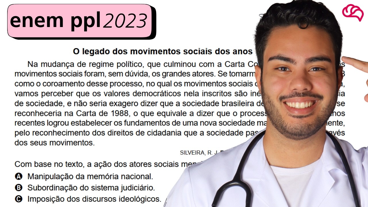 Resolução em Vídeo — Questão 78 ENEM 2023 PPL