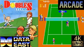 Super Double Tennis Arcade ( Data East 1983 ) 4k Gameplay