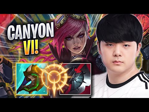 CANYON IS SUPER CLEAN WITH VI! - DK Canyon Plays Vi JUNGLE vs Lee Sin! | Season 2023