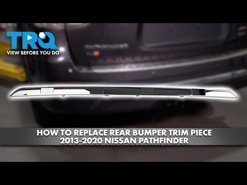 How to Replace Rear Bumper Trim Piece 2013-2020 Nissan Pathfinder