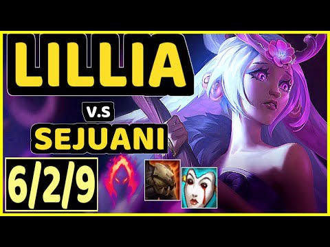 WARDEN (LILLIA) vs SEJUANI - 6/2/9 KDA JUNGLE GAMEPLAY - EUW Ranked GRANDMASTER
