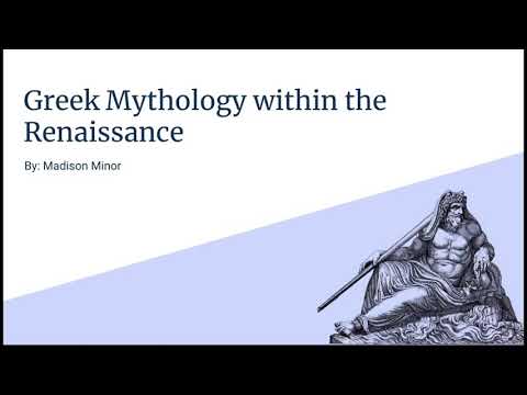 Greek Mythology within the Renaissance