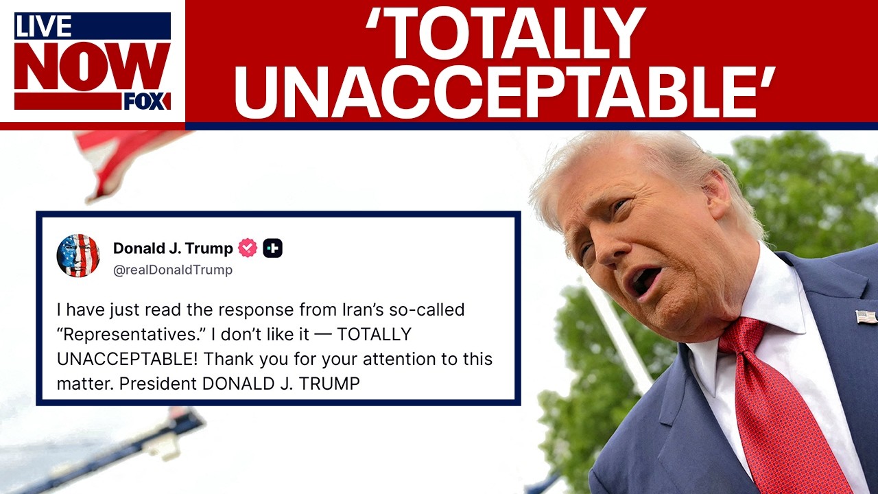 Trump slams Iran's response to peace plan proposal