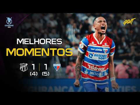 Gols e lances de Ceará x Fortaleza