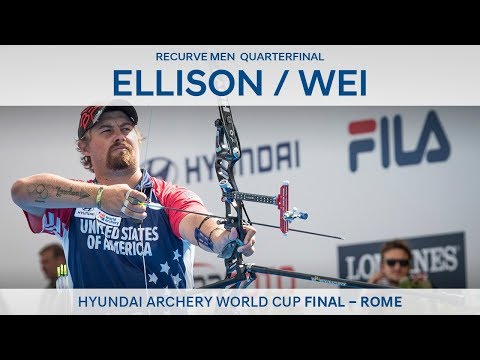 Brady Ellison v Wei Chun-Heng – Recurve Men’s Quarterfinal | Rome 2017