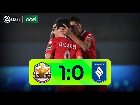 Superliga 24-tur. Qizilqum - Mash'al bahsida kiritilgan gol va xavfli vaziyatlar (Highlights)