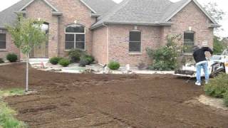 Front yard excavation