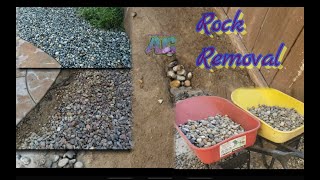Removing Rocks | Renovation for Rock Planter