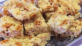 Betty&#39;s Toffee Pretzel Rice Krispies Treats