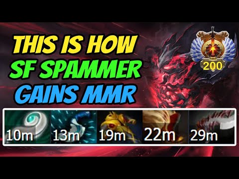 This Is How Shadow Fiend Spammer Gains MMR SO Fast | Shadow Fiend | P1StreamMoments#54 | P1zzyDota2