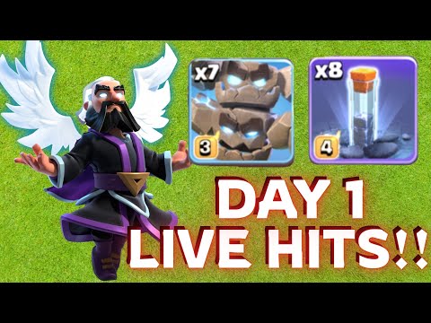 New Meteor Golem Spam Army is the Best and Easiest strategy for Legends League💥