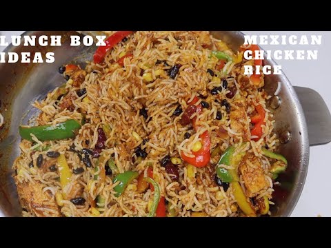Lunch Box Ideas | Mexican Chicken Rice | Quick Salsa | One Pot Meal | Mother Nature's recipes