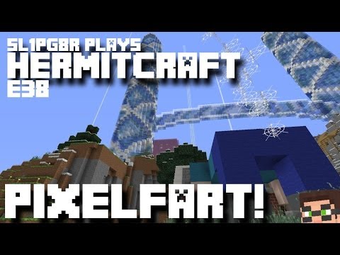 HermitCraft MineCraft LP E38 - Pixelfart! ( Let's Play - Pixelart )