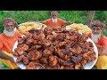 Tandoori Chicken Luchi First Time Grandpa Make Tandoori Chicken Fast Food For Villagers