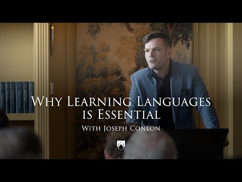 Joseph Conlon: Why Learning Languages is Essential | Renewal and Renaissance