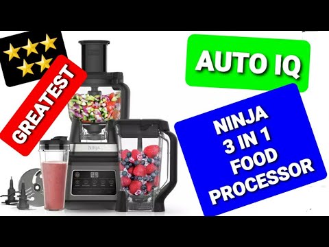 Ninja Food Processor and Blender Auto IQ BN800UK
