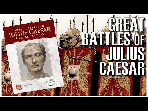 Great Battles of Julius Caesar Unboxing | GMT Games | Wargame Historical Game | Deluxe Edition