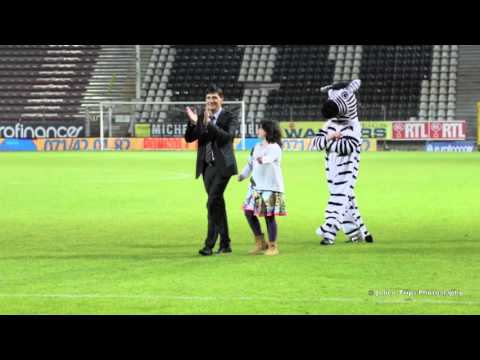 R. Charleroi .S.C - Zulte Waregem Clément Tainmont et Felice Mazzu au méga By Julien Trips