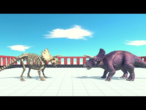 Skeleton Triceratops Vs Every Unit ARBS |Animal Revolt Battle Simulator