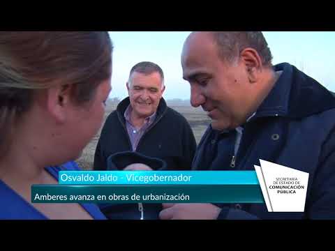 Amberes avanza en obras de urbanización - Tucumán Gobierno
