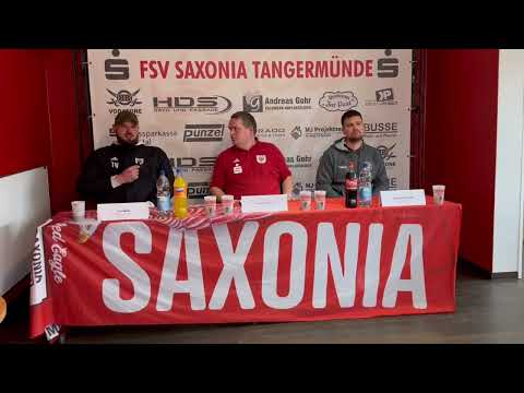 Pressekonferenz FSV Saxonia Tangermünde - SV Staßfurt 04.10.25