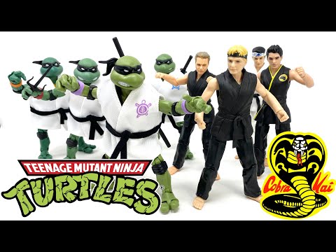 TMNT VS Cobra Kai Action Figure Complete Wave Review