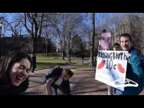 Student Runs Kissing Booth to Cure His Coronavirus