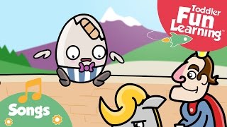 Humpty Dumpty | Nursery Rhyme for Toddlers | Toddler Fun Learning