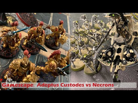 Adeptus Custodes vs Necrons Warhammer 40K 9th Edition Battle Report