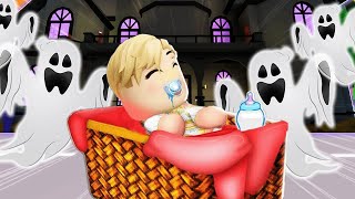 فيلم روبلوكس : تركوني لوحدي قدام القصر المسكون ????????... والأشباح ???? هي اللي كملت تربيتي!