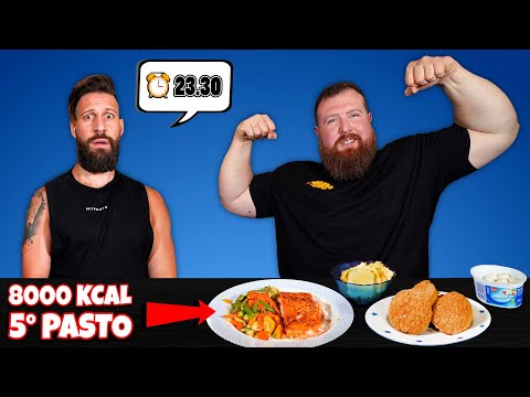 Provo la DIETA dello STRONGMAN PIÙ FORTE D'ITALIA (8000 Calorie) - Campione Italiano
