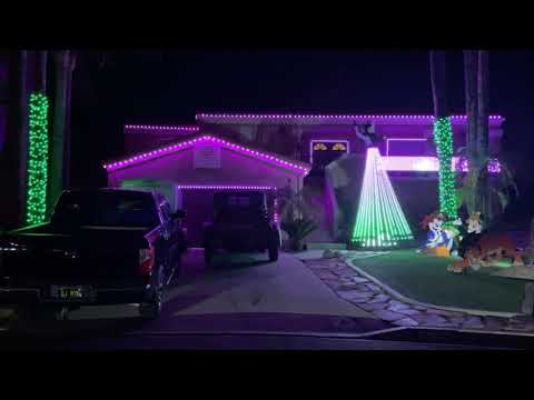 Disney Villains Halloween House Light Display 2021