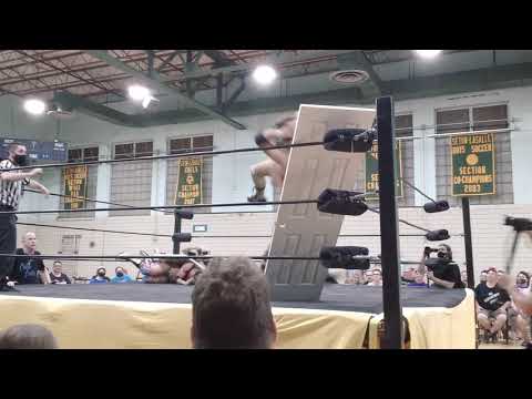 MV Young powerbombs Calvin Couture through a door!!