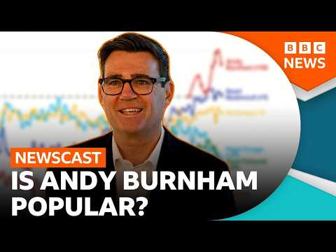 Is UK Prime Minister Andy Burnham popular or just new? | BBC Newscast