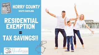 Horry County Property Tax: Residential Exemption Savings SC