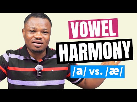 Vowel Harmony: /a/ vs /æ/ | LEARNAKAN.COM