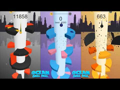 Helix Jump Ball 3D