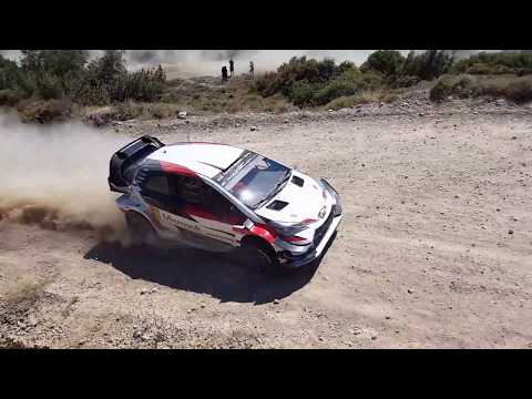 Ott Tanak Toyota Yaris WRC test in Greece 2019