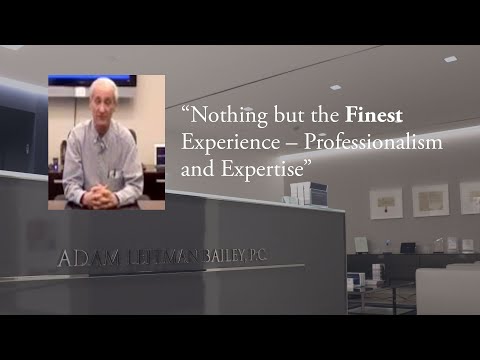 “Nothing but the Finest Experience – Professionalism and Expertise” testimonial video thumbnail