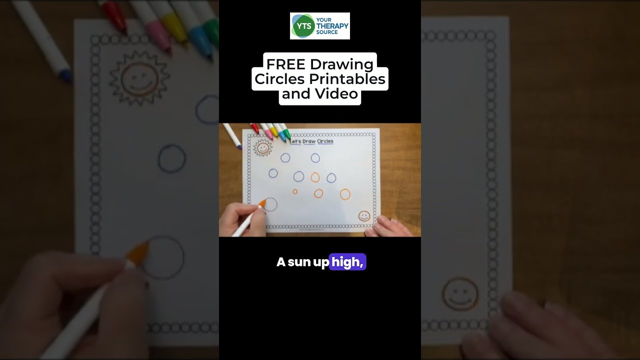 Free Drawing Circles Printables and Song