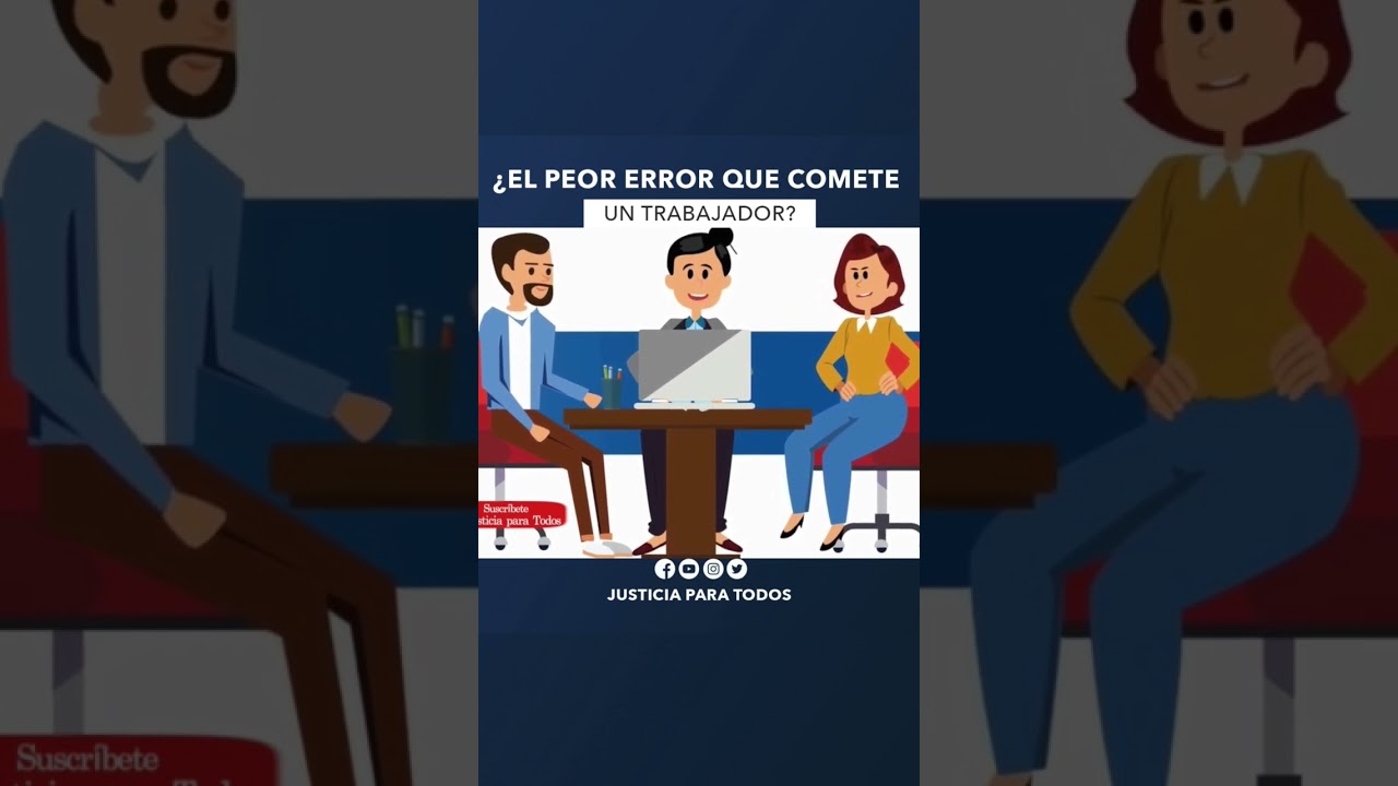 el peor error de un trabajador al demandar